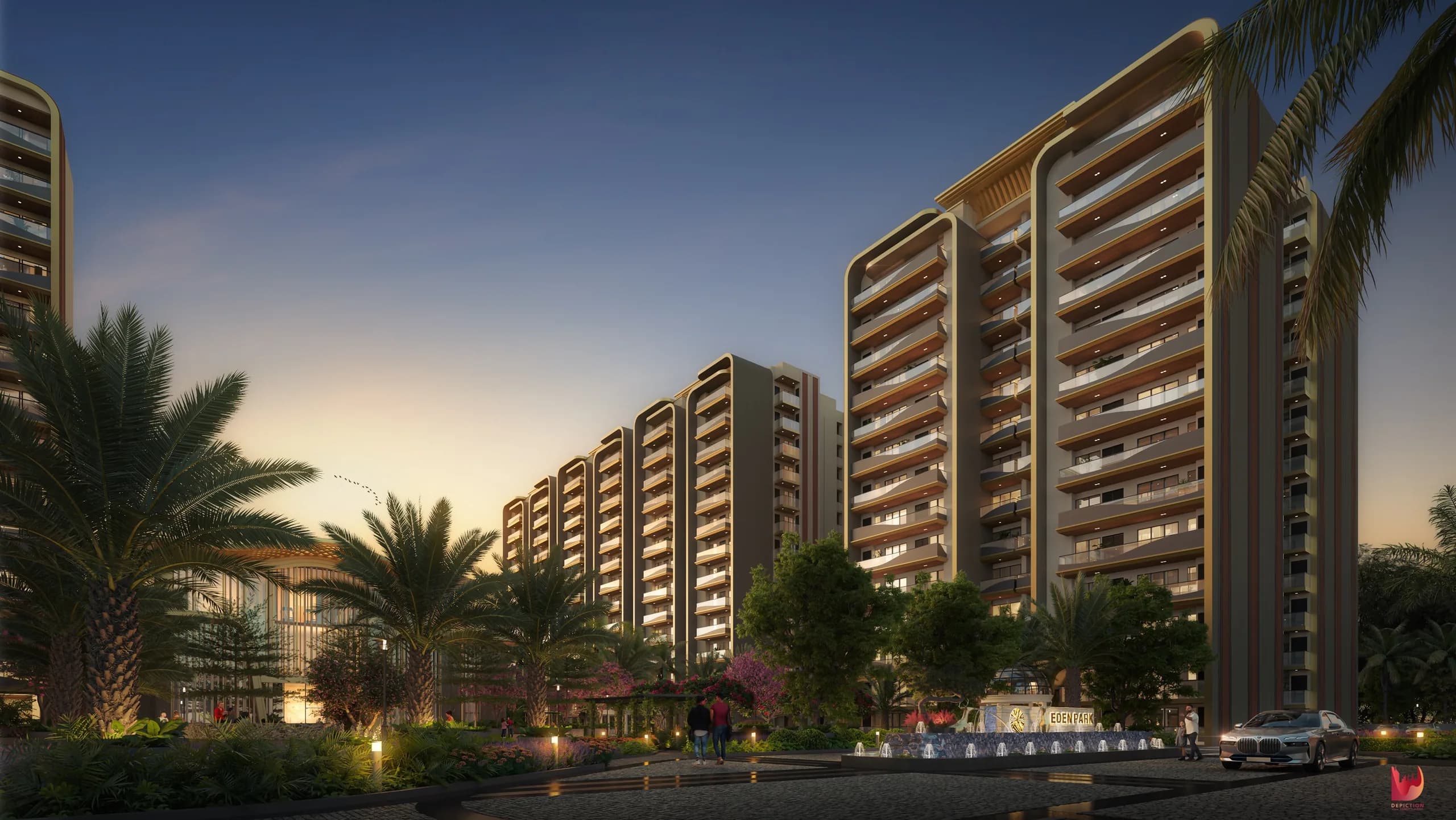 Eden Park — architectural visualization render