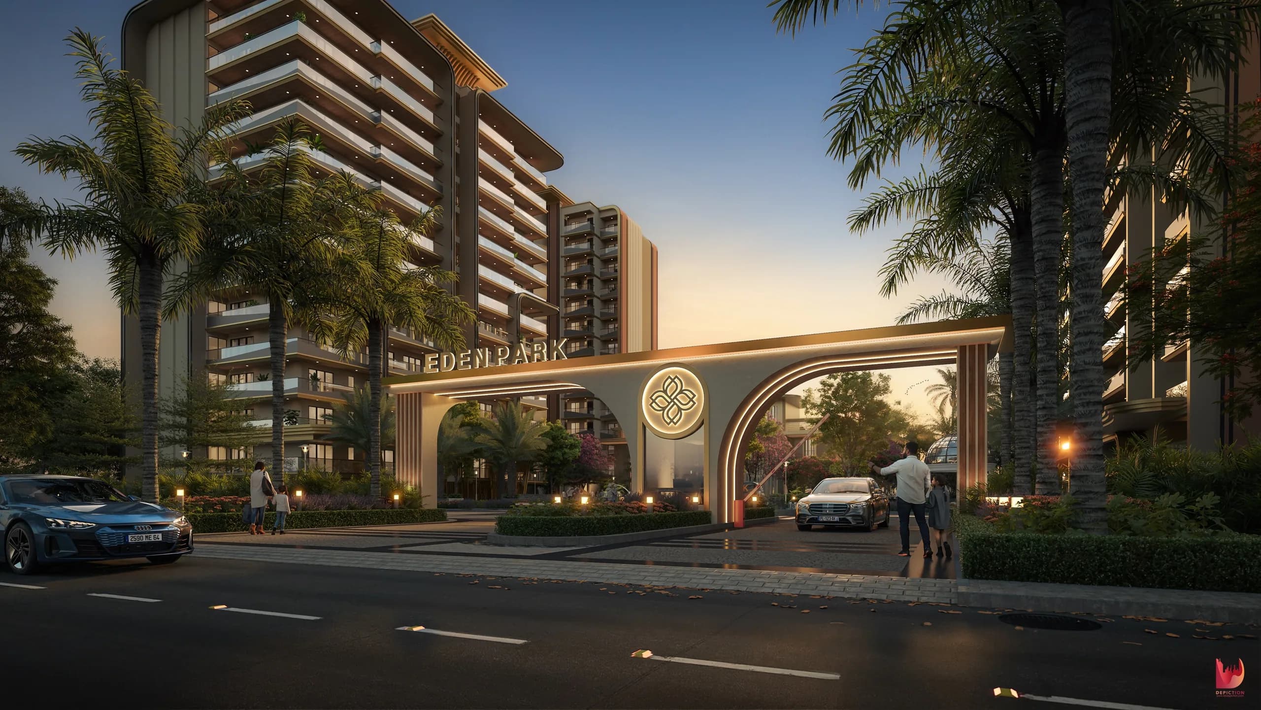 Eden Park — architectural visualization render