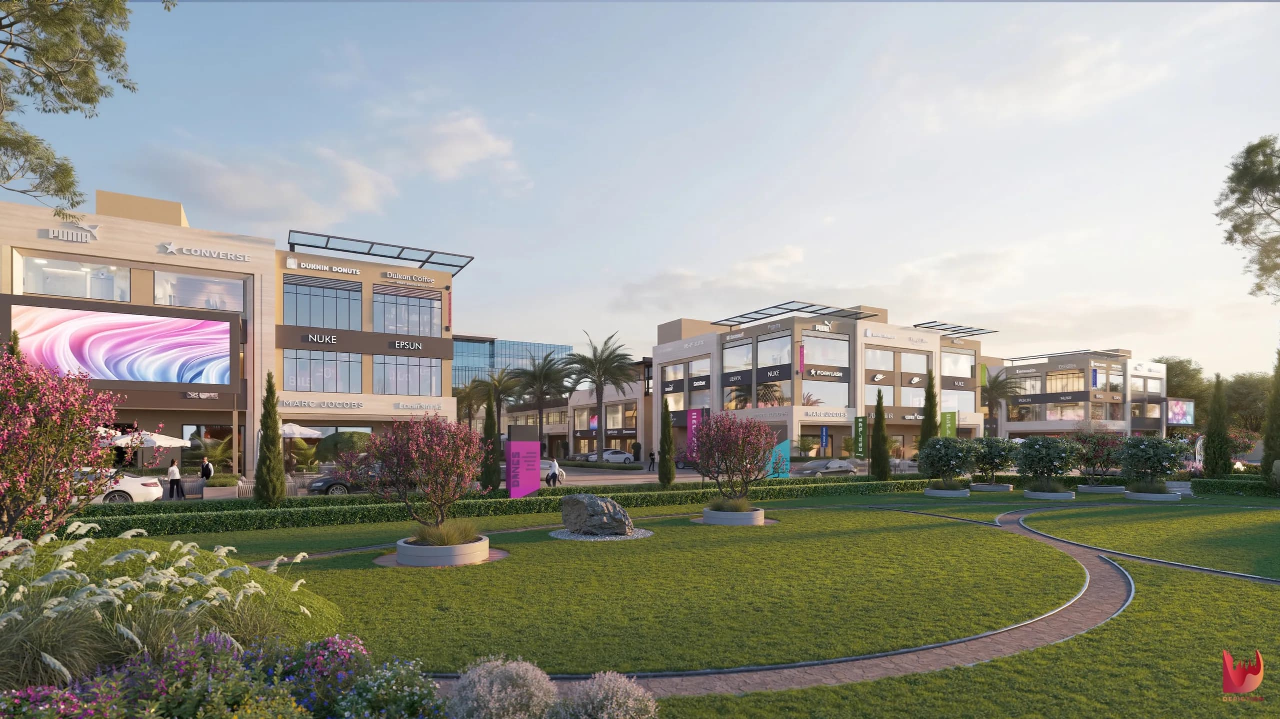 Motiaz Capitol One — architectural visualization render