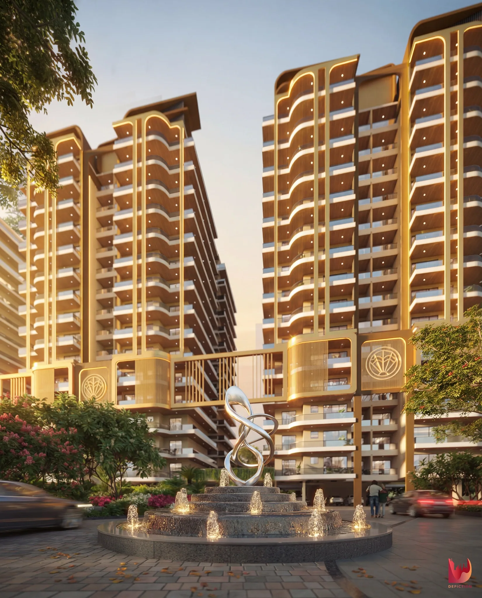 Suncrest — architectural visualization render