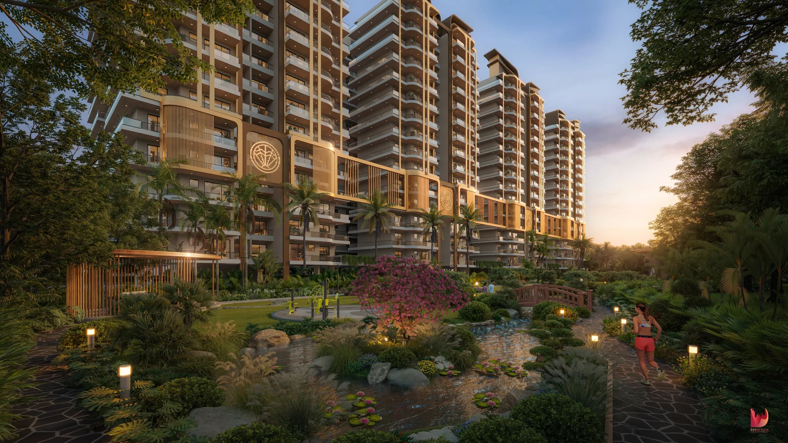 Suncrest — architectural visualization render