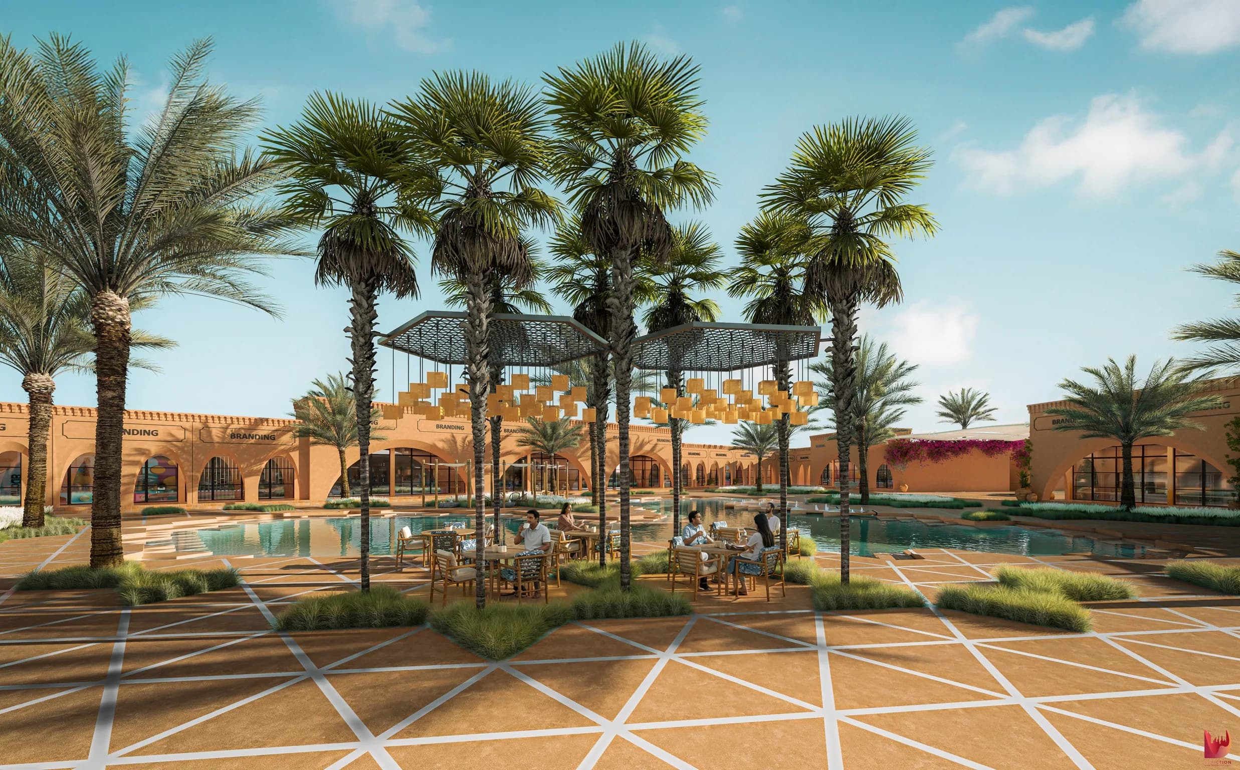 The Cross Road — architectural visualization render