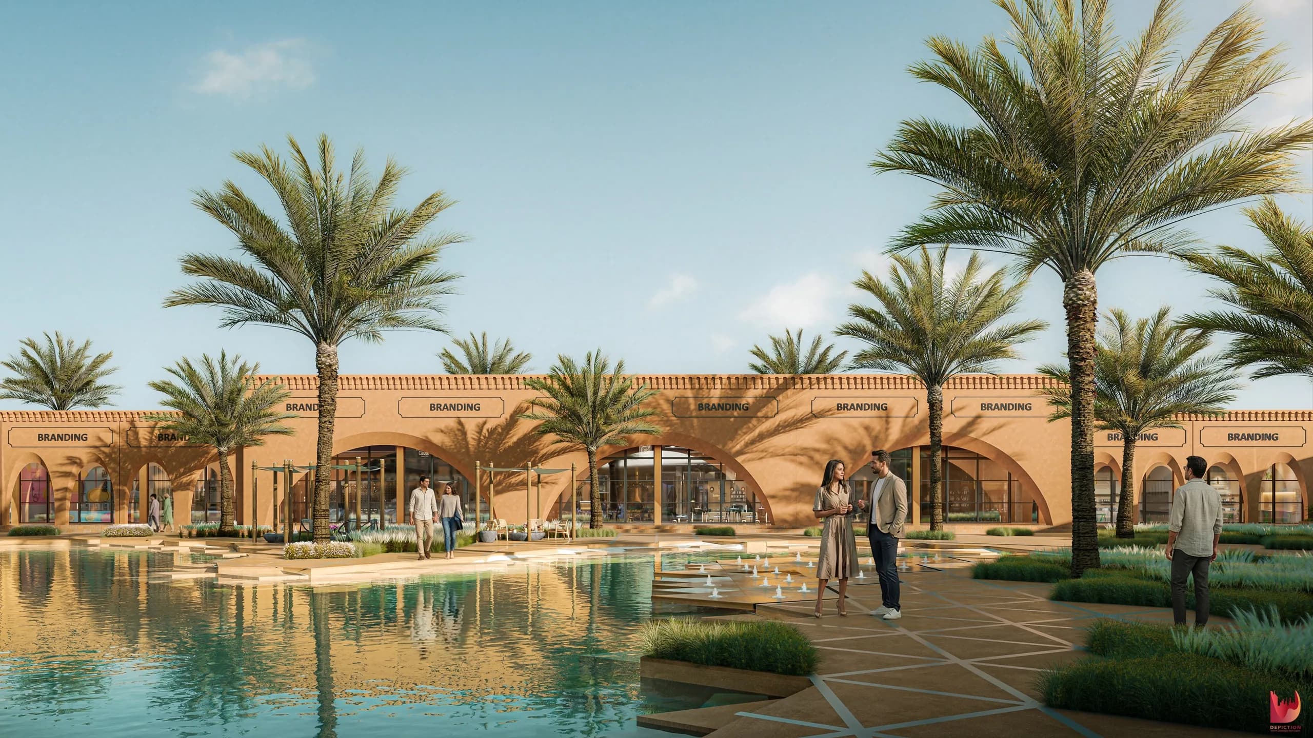 The Cross Road — architectural visualization render