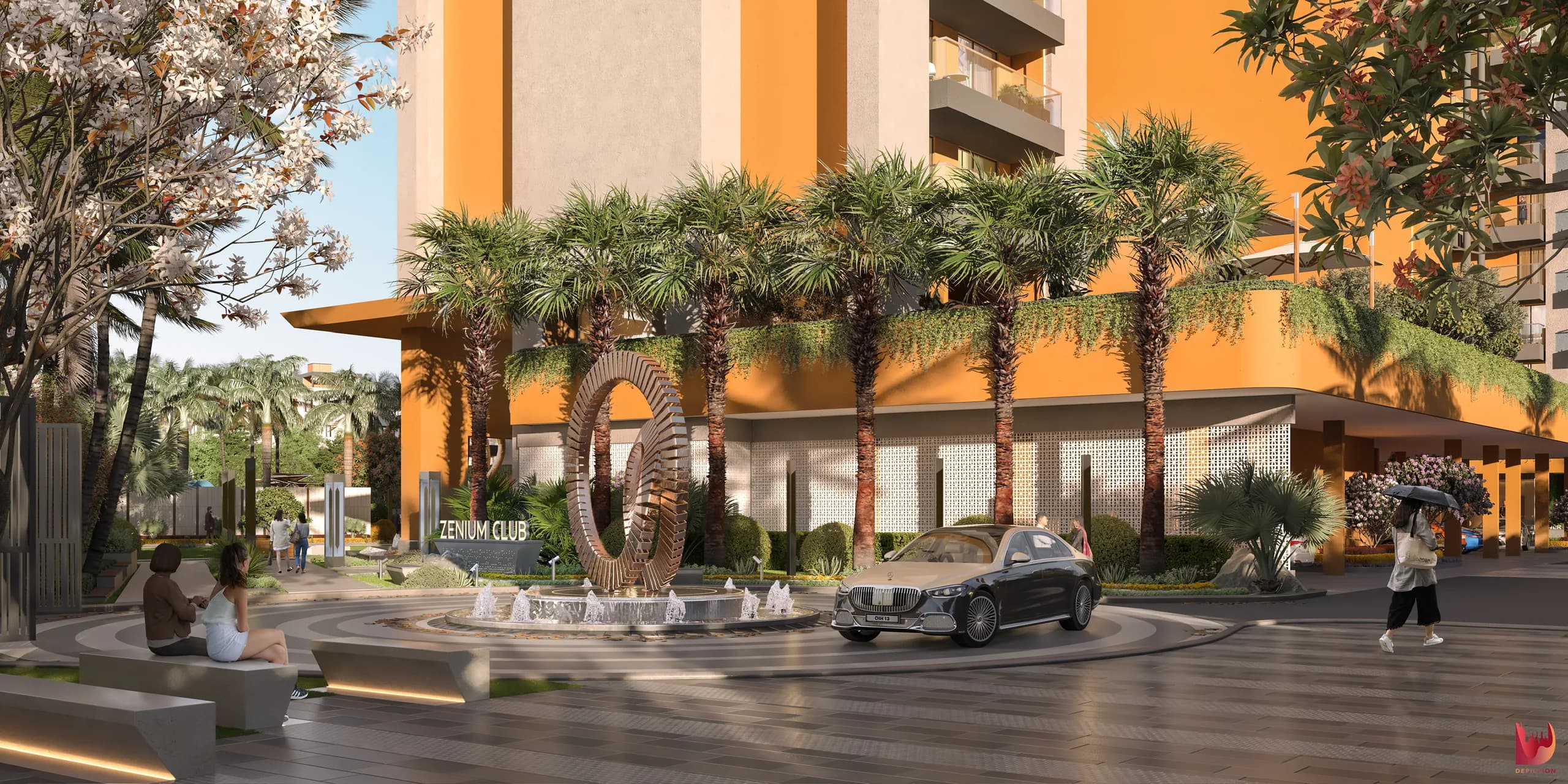 Zenium — architectural visualization render